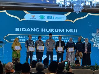 Polda Sumsel Masuk Tiga Besar Nasional Penghargaan Penegak Hukum Sahabat Dhuafa dari MUI